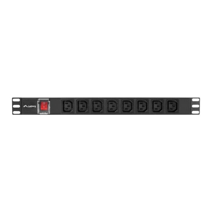 PDU Lanberg 8xC13 220/250V 4000W PDU-08I-0200-C20-BK