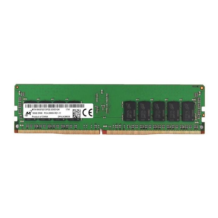 16GB 2Rx8 DDR4 RDIMM 2666MHz MTA18ASF2G72PDZ-2G6D1