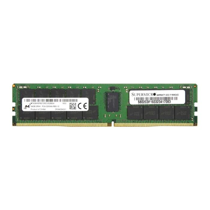 RAM Micron 64GB 2Rx4 PC4-25600R DDR4 RDIMM 3200MHz MTA36ASF8G72PZ-3G2B2