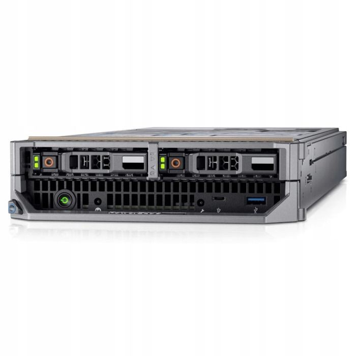 Server Dell M640 2x2.5" with 2x Gold 6142, 32GB RAM, H730P, 2x 960GB SSD SATA, 4x1GbE M1000E