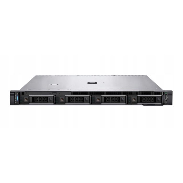 Server Dell PowerEdge R350 4x3.5" with 1x Intel E-2314, 32GB RAM, H355, 2x 480GB SSD SATA 2.5", 2x8TB SAS 3.5",2x PSU, rails, iDRAC 9