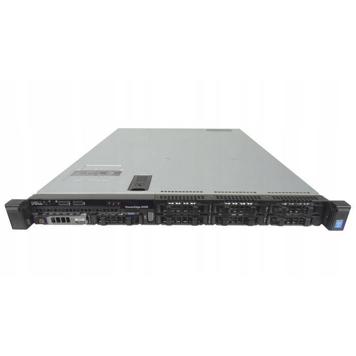 Server Dell PowerEdge R430 8x2.5" with 2xE5-2623 v4, 128GB RAM, H330, 2x 480GB SSD SATA 2.5", 2xPSU, Rails, iDRAC 8 Enterprise