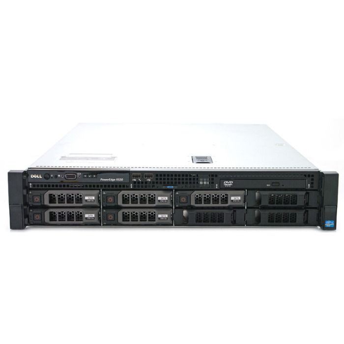 Server Dell PowerEdge R530 8x3.5" with 2xE5-2640 v4, 32GB RAM, H730, 2x 480GB SSD SATA 2.5", 4x1GbE, 2xPSU, Rails, iDRAC 8 Enterprise