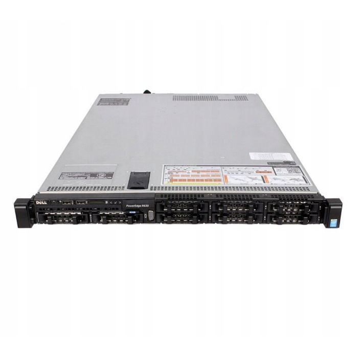 Server Dell PowerEdge R630 8x2.5" with 2xE5-2690 v4, 32GB RAM, H730, 2x 960GB SSD SATA 2.5", 4x1GbE, 2xPSU, Rails, iDRAC 8 Enterprise