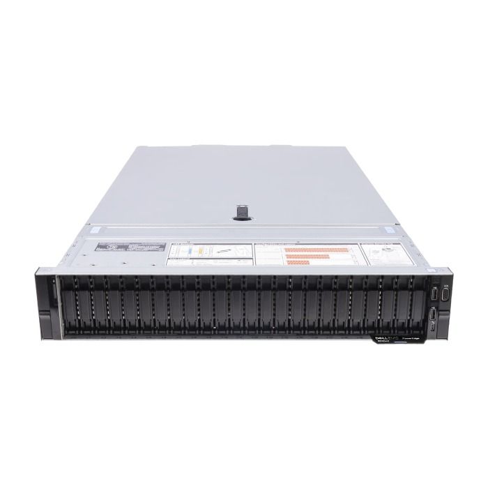 Server Dell PowerEdge R740xd 24x2.5" with 2x Gold 6132, 128GB RAM, H330, 4x 3.2TB SSD NVMe 4.0 U.2 2.5", 2x10GbE BASE-T 2x1GbE RJ45, 2x PSU, rails, iDRAC 9