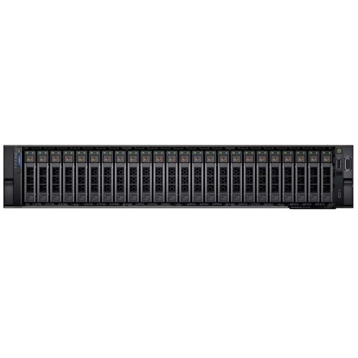 Server Dell PowerEdge R7415 24x2.5" (12xNVMe) with 1x AMD EPYC 7351P, 32GB, H730P, 2x Caddy 2.5", 2x PSU, Rails iDRAC 9 Enterprise