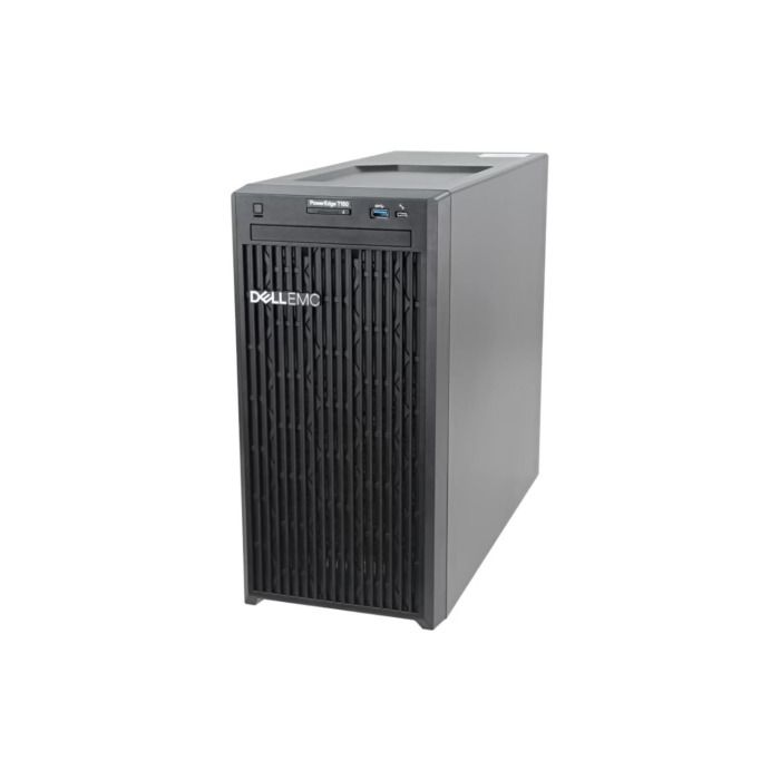 Server Dell PowerEdge T150 4x3.5" with 1x E-2314, 16GB RAM, H755, 1x 480GB SSD SATA RI 2.5", 1x PSU, iDRAC 9 Basic