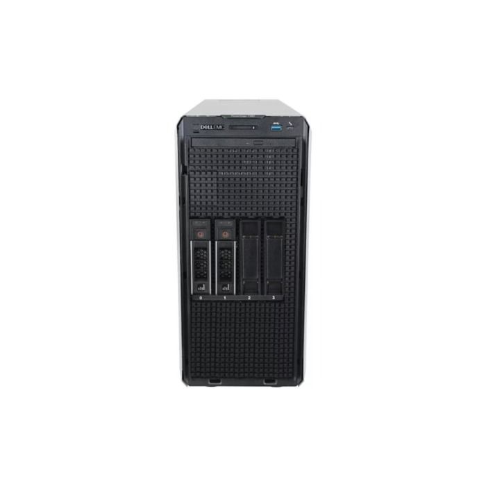 Server Dell PowerEdge T350 4x3.5" with 1x E-2378, 64GB RAM, Karta BOSS-S1 z , 4x 10TB 7.2k SATA 3.5", 2x10GbE SFP+, 2x PSU, 