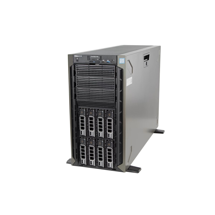 Server Dell PowerEdge T640 8x3.5" with 2x Silver 4210, 32GB RAM, H330+, 2x960GB SSD SATA 2.5", 2xPSU, iDRAC 9 Enterprise