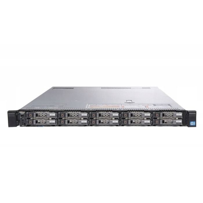Server Dell R620 10x2.5" with 2xE5-2650, 32GB RAM, H710P, 2x480GB SSD SATA 2.5", 4x1GbE, 2xPSU, Rails, iDRAC 7 Enterprise
