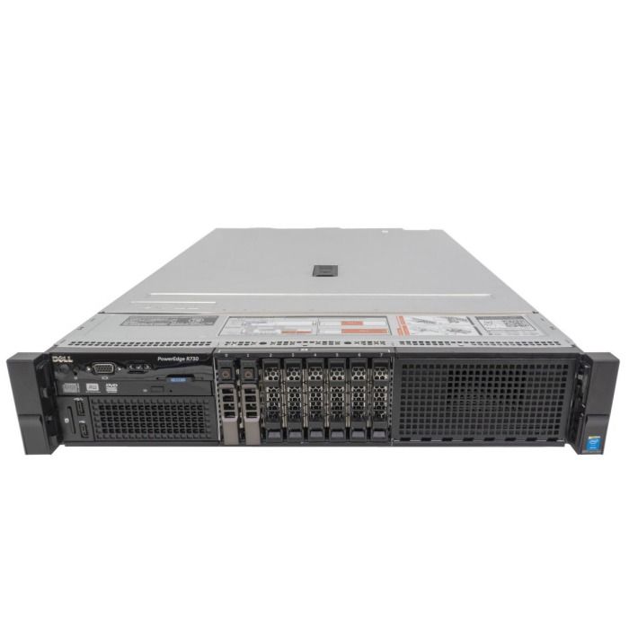 Server Dell R730 8x2.5" with 2xE5-2640 v4, 64GB RAM, H730, 2x 960GB SSD SATA 2.5", 4x1GbE, 2xPSU, Rails, iDRAC 8 Enterprise
