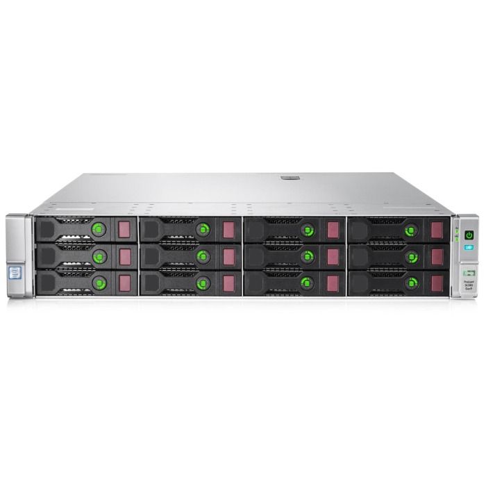 Server HPE DL380 G9 12x3.5" with 2xE5-2670 v3, 32GB, P840, 2x960GB SSD SATA 2.5", 2xPSU, Rails, iLO Advanced