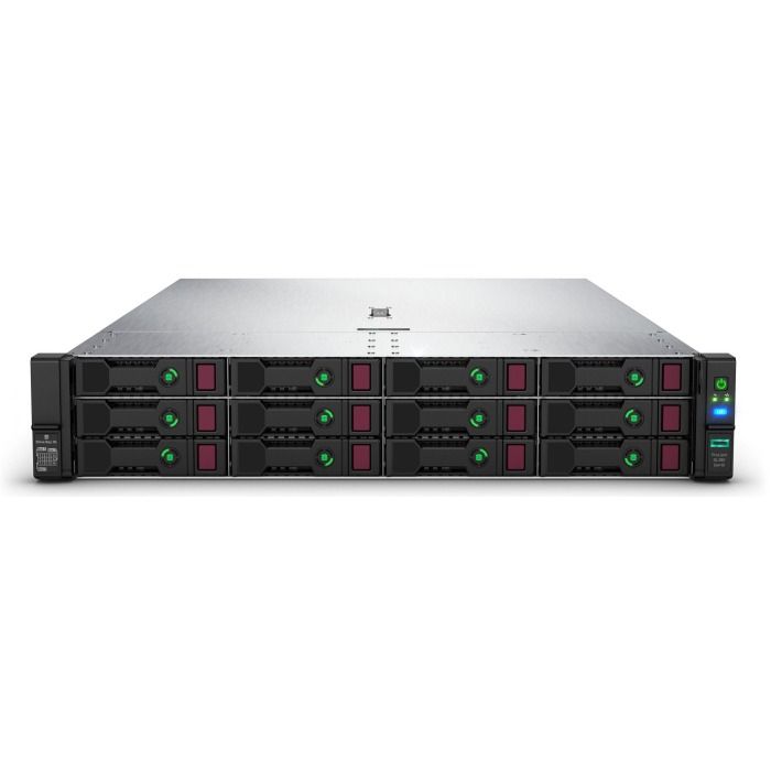 Server HPE ProLiant DL380 Gen10 12x3.5" with 2x Silver 4112, 128GB RAM, P408i-a, 2x HPE 960GB SSD SATA 2.5", 2x PSU, rails, iLO 5