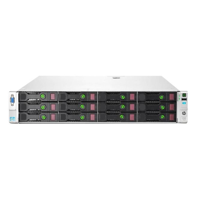 Server HPE ProLiant DL380P 12x3.5" with 2xE5-2650, 32GB, P420, 2x480GB SSD SATA 2.5", 2x 2xPSU, Rails, iLO Advanced