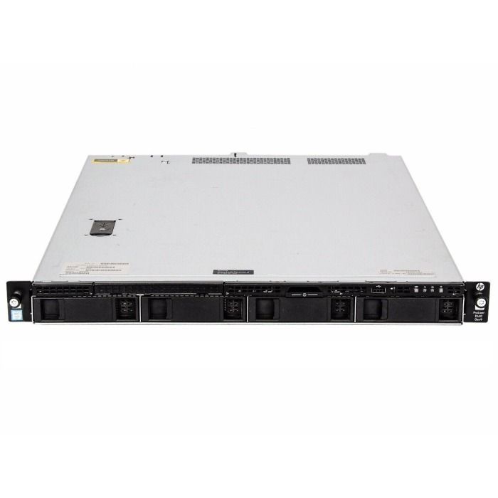 Server HPE ProLiant DL60 Gen9 4x3.5" with 2x E5-2623, 64GB RAM, P440, 2x HPE 960GB SSD SATA 2.5", 1x PSU, rails, iLO 4