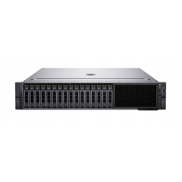 Serwer Dell PowerEdge R750 16x2.5" z 1x Gold 5317, 32GB RAM, H345, 2x 960GB SSD SATA 6G MU 2.5", 2x1GbE RJ45, 2x PSU, szyny, iDRAC 9