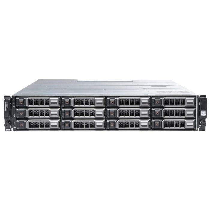 Storage Array Dell PowerVault MD3600F 12x3.5" with 2x Controller Fiber Channel, 4xTransceiver FC, 2xPSU, rails