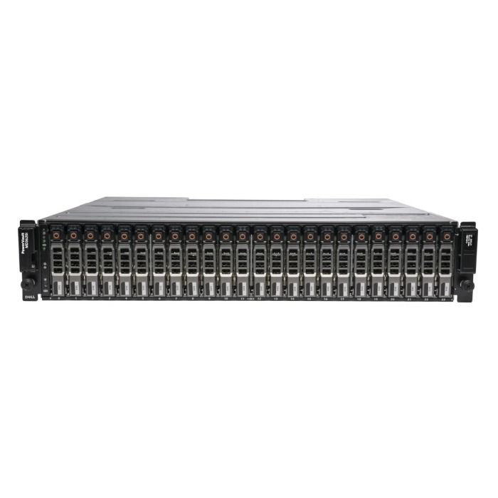 Storage Array Dell PowerVault MD3620i 24x2.5", 2xiSCSI, 2xPSU, 2x SAS Cable, Rails