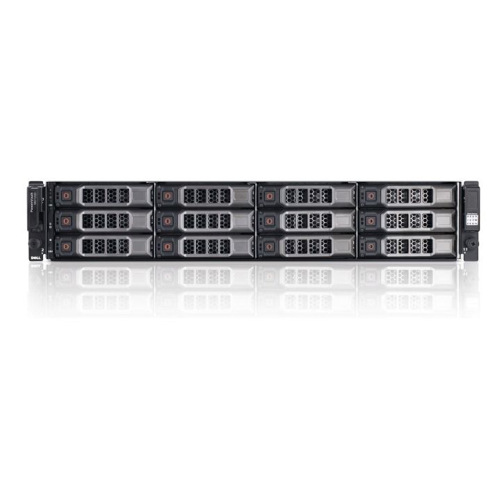 Storage expansion enclosure Dell PowerVault MD1200 with 2x Controller EMM, 6x10TB SAS 3.5", 2xPSU AC, rails