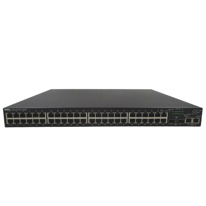 Switch Dell PowerConnect 3548P 2x1GbE SFP 2x1GbE RJ45 48x100MbE 