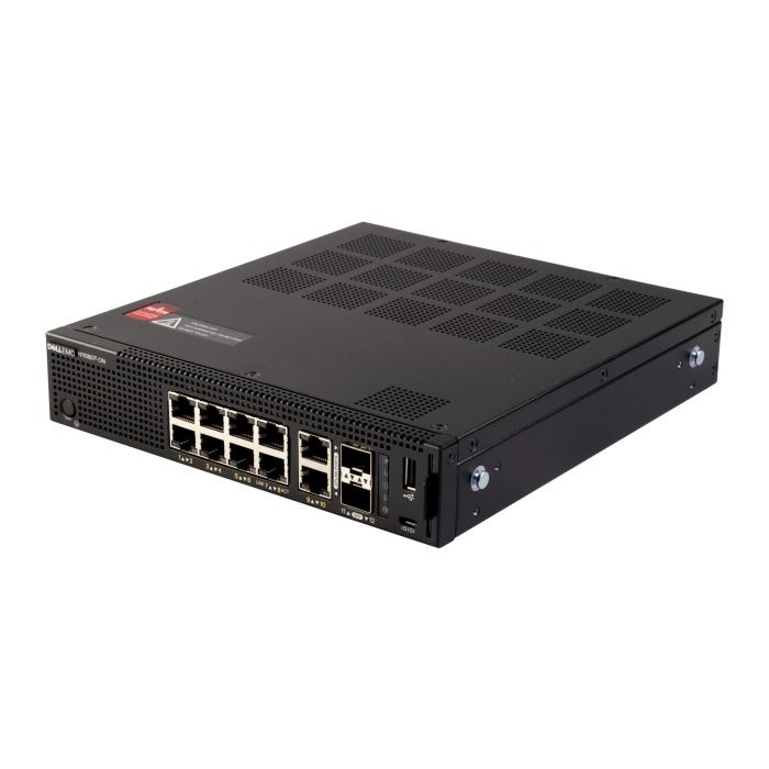 Switch Dell PowerSwitch N1108EP-ON 8x1GbE PoE+ 2x1GbE SFP 2x1GbE RJ45