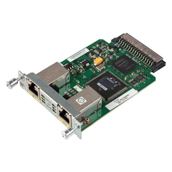 WAN Interface card HWIC-2FE-V02 for Cisco 3825/3845 800-33018-01 B1