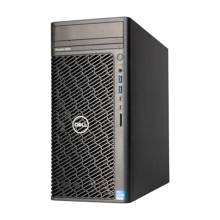 Workstation Dell Precision 3660 Tower with 1x i7-13700, 32GB RAM, 1x 1TB SSD NVMe M.2 Gen4, 1x PSU 500W Platinum