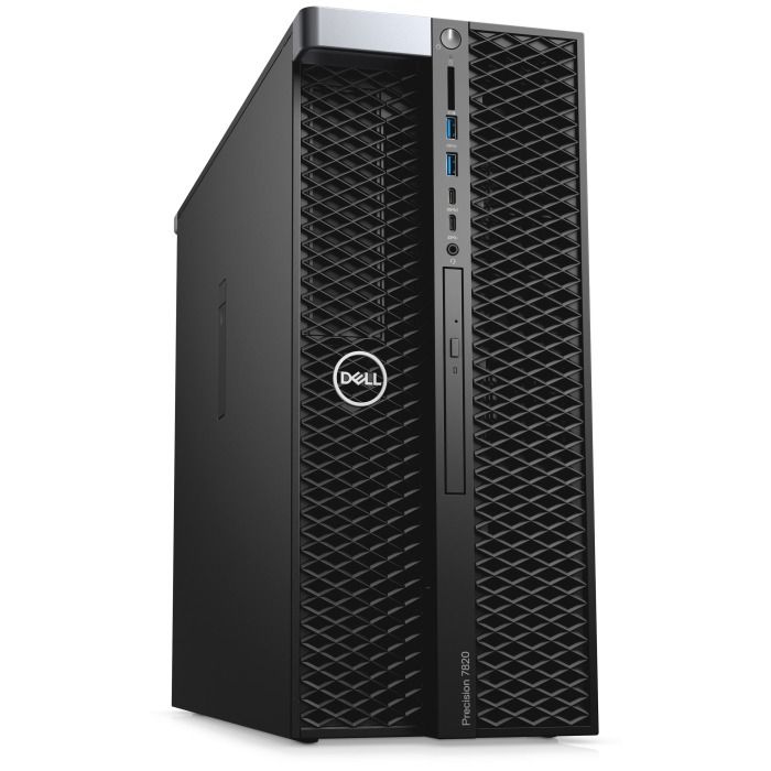 Workstation Dell Precision T7820 4x3.5" with 2x Gold 5122, 32GB RAM, 1x 960GB SSD SATA 2.5", 1x Quadro P6000, 1x PSU
