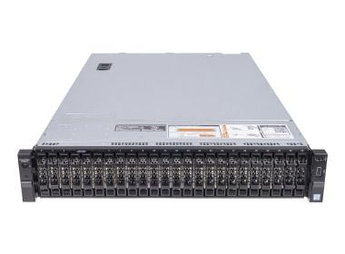 Server Dell PowerEdge R730xd 24x2.5" with 2x E5-2650 v3, 32GB RAM, H730, 2x480GB SSD SATA 2.5", 4x1GbE, 2xPSU, Rails, iDRAC 8 Enterprise