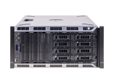 Server Dell T430 8x3.5" with 2xE5-2620 v3, 32GB RAM, H330, 2x480GB SSD SATA, 2xPSU, Rails, iDRAC 8 Enterprise