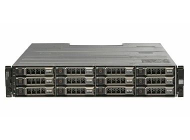 Storage Array Dell PowerVault MD3200 12x3.5" with 2x Controller SAS, 2x PSU, rails