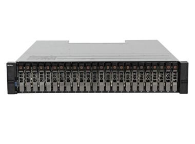 Storage Array Dell PowerVault ME4024 24x2.5" with 2x 4x10GbE BASE-T, 2x PSU, Rails