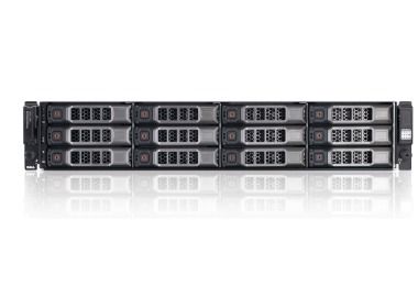 Storage expansion enclosure Dell PowerVault MD1200 12x3.5" with 2x EMM controller, 2x PSU AC, rails