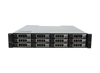 Storage expansion enclosure Dell PowerVault ME412 with 2x ControllerEMM, 2x 4TB SAS 3.5", 2x PSU, rails